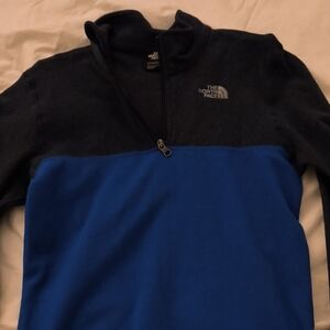 The North Face Blue and Black Pullover